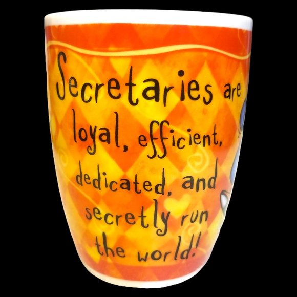 "World Greatest Secretary Vintage Coffee/Tea Mug H & H Fine Porcelain Mug Gift - Picture 10 of 14